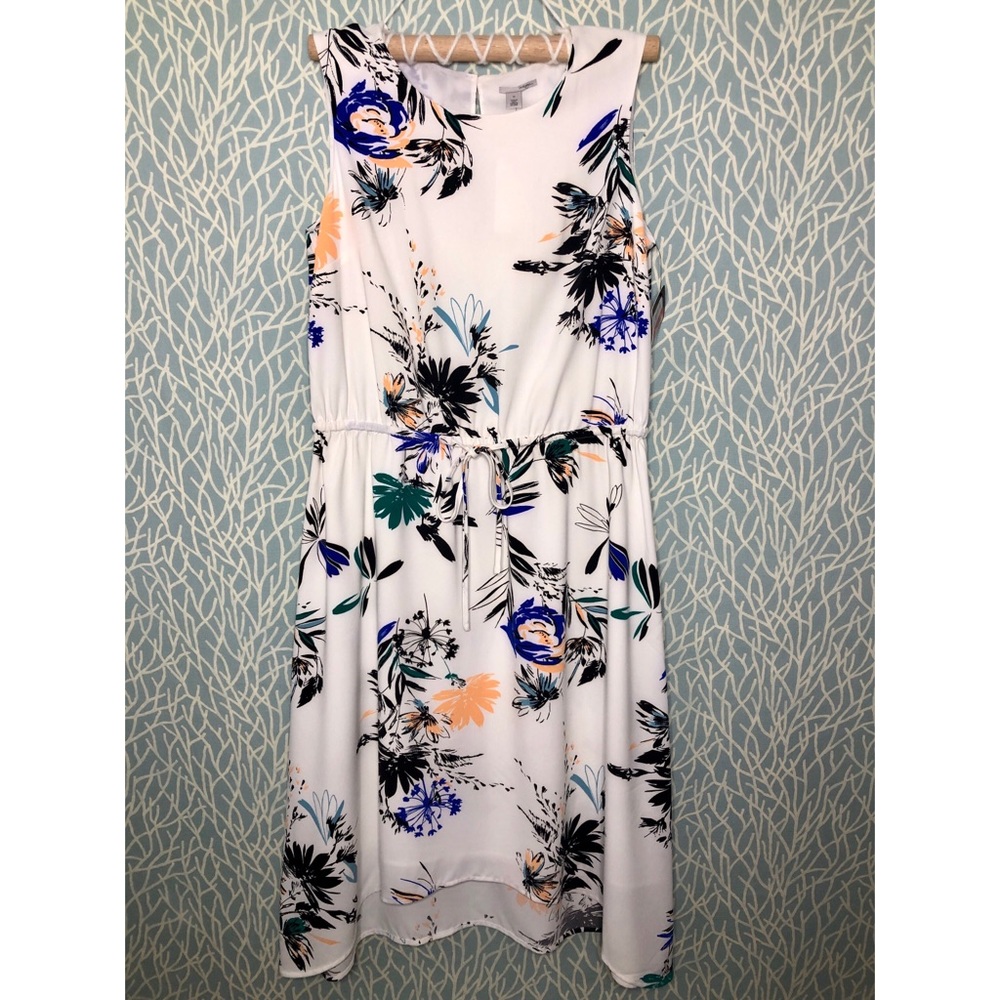 Halogen Stretch Knit Floral Dress. - Picture 4 of 8